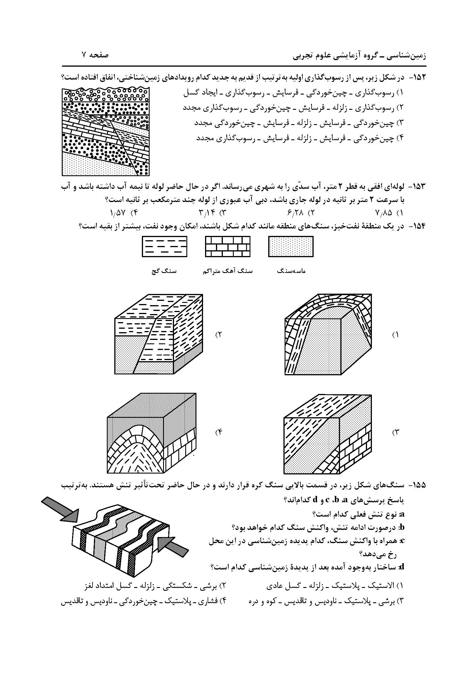سوالت کنکور تجربی اردیبهشت 1403