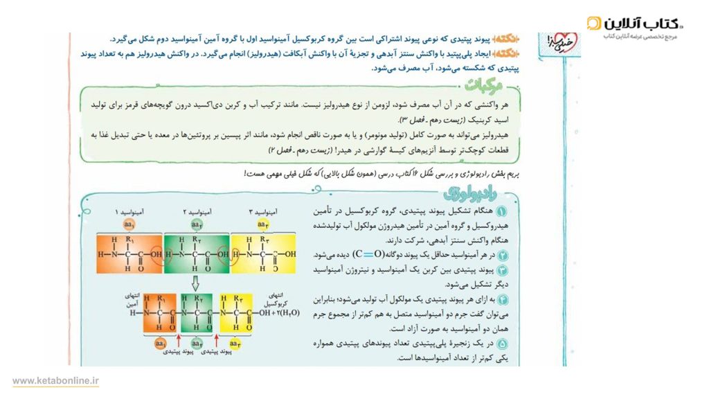 نمونه 1 کتاب زیست شناسی تست خیلی سبز دوازدهم