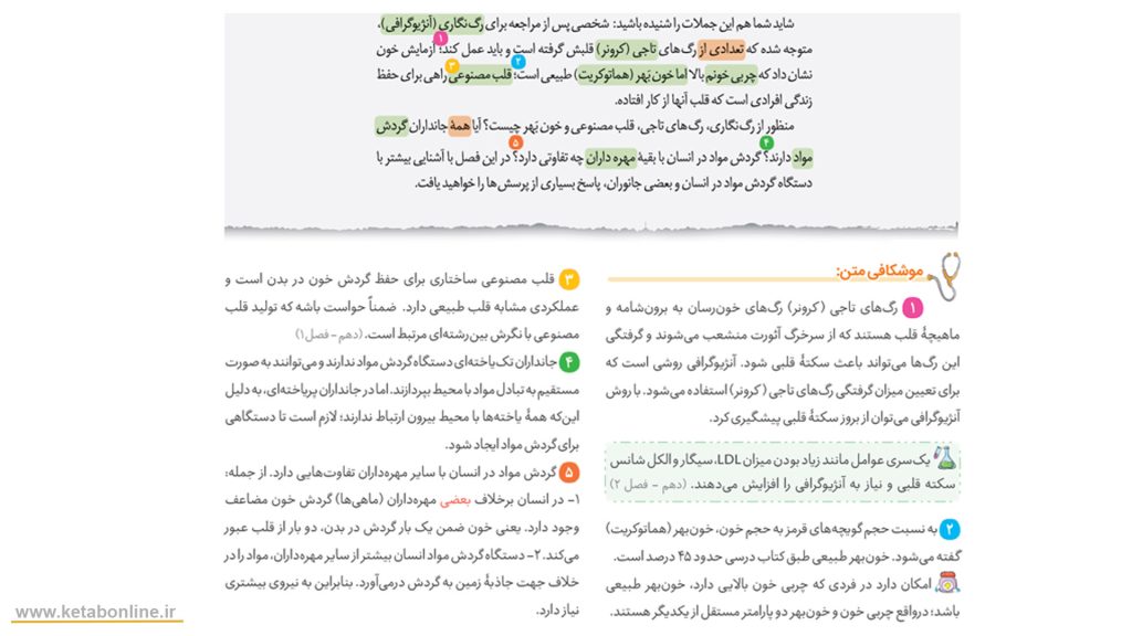 درسنامه کتاب