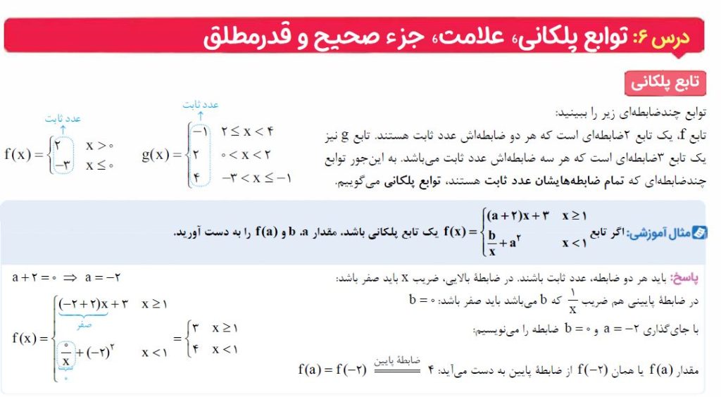 نمونه درسنامه فصل 6