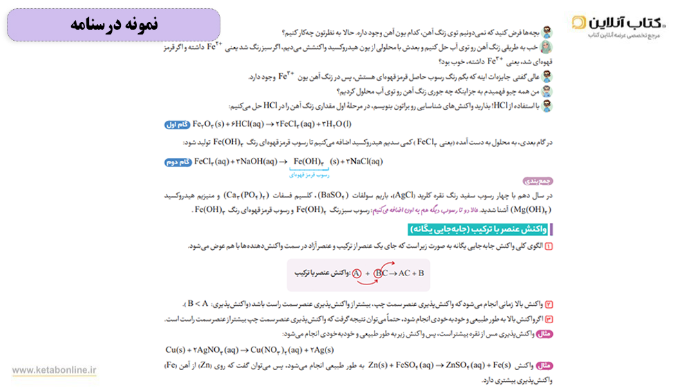 درسنامه فرمول 20 شیمی 2 گاج